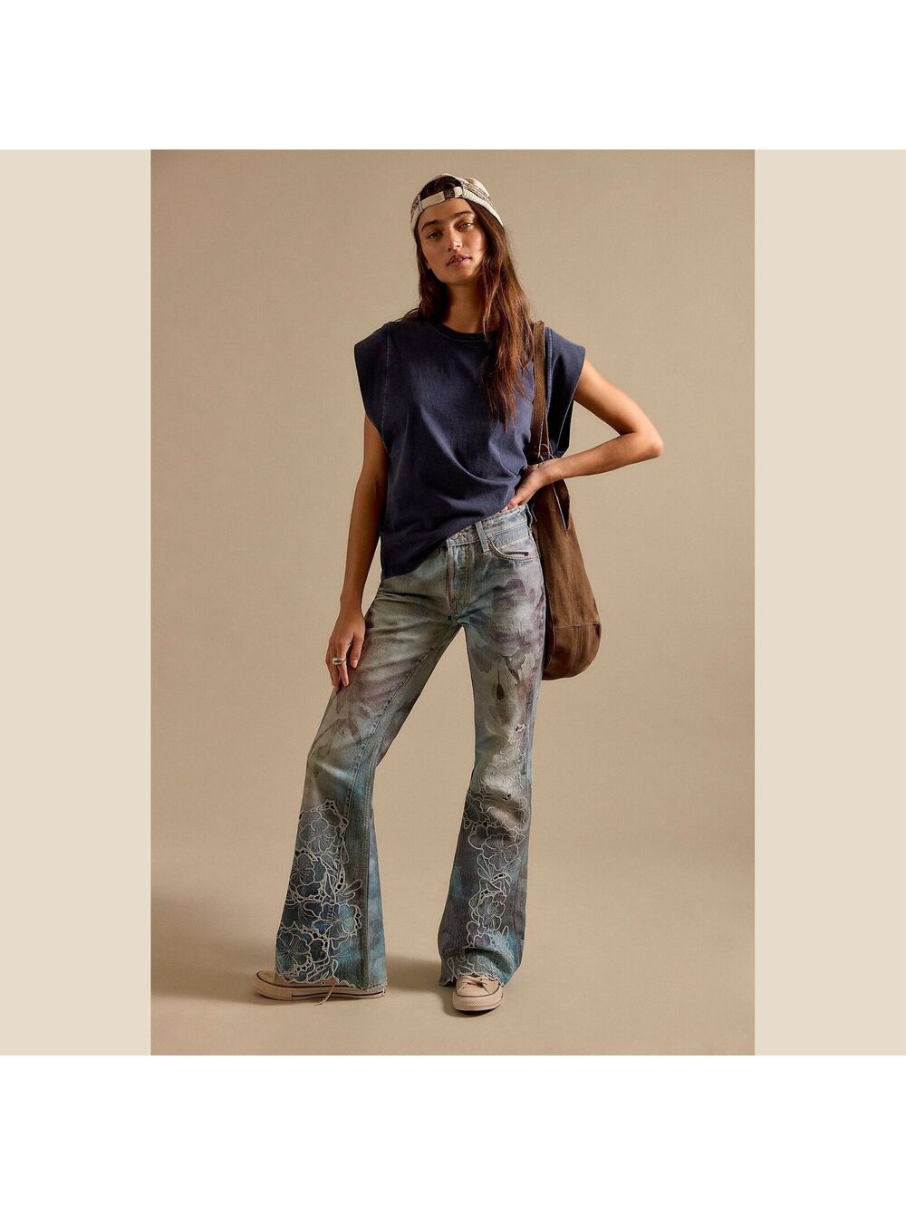 FP18. Free People Westcoast Illusion Lace Jeans $298 SOLD OUT